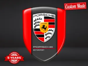 Porsche Pegatinas Parachoques Tuning Hechas Lujo Edición